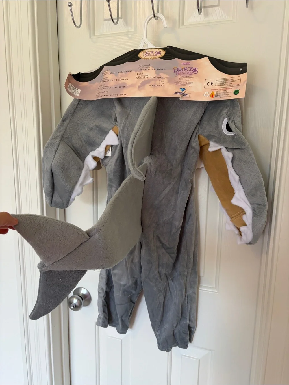 Chompin' Shark Kids Costume - Gray